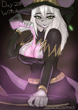 anthro breasts clothed clothing female fur hair liquid looking_at_viewer simple_background solo tail text sprrigs- mammal mouse murid murine rodent digital_media_(artwork) hi_res