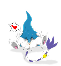 anus backsack balls blue_body blue_skin bodily_fluids cum cum_in_vagina cum_inside duo erection faceless_character faceless_female faceless_male female female_penetrated feral fur genital_fluids genitals heart_symbol male male/female male_penetrating male_penetrating_female penetration penile penile_penetration penis semi-anthro sex simple_background tail vulva white_background white_body white_fur winick-lim bandai_namco digimon mythology digimon_(species) dragon felid gatomon mammal mythological_creature mythological_scalie scalie veemon 2015