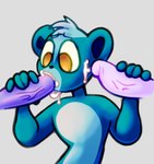 anthro blue_body blue_fur bodily_fluids cum cum_in_mouth cum_inside cum_on_face disembodied_penis fellatio fur genital_fluids genitals grey_background group group_sex holding_penis male male/male male_on_anthro oral oral_penetration penetration penile penile_penetration penis penis_in_mouth pink_penis purple_penis sex simple_background solo_focus text threesome trio vein veiny_penis yellow_eyes defaultexe hasbro littlest_pet_shop littlest_pet_shop_(2012) sunil_nevla herpestid mammal mongoose 2023 artist_name hi_res