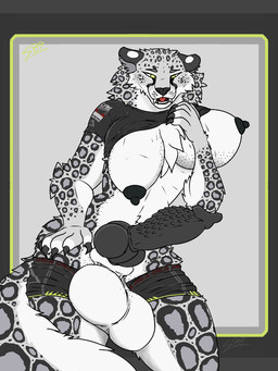 animal_genitalia animal_penis anthro balls big_balls big_breasts big_penis breasts clothed clothing exposed_breasts feline_genitalia feline_penis genitals hand_on_hip hanging_breasts herm hybrid_genitalia hybrid_penis intersex intersex/male knot knotted_feline_penis knotted_penis male maleherm partially_clothed penis solo saber_89 felid mammal pantherine snow_leopard 3:4