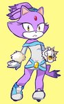 alternate_costume anthro clothing female footwear fur gloves hair handwear inline_skates ponytail roller_skates simple_background solo spray_can yellow_eyes mrplow34 sega sonic_the_hedgehog_(series) blaze_the_cat felid feline mammal 2020