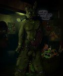 angry animal_genitalia anthro balls bodily_fluids detailed_background dialogue dominant erection fingers fluffy frown fur genital_fluids genitals glowing glowing_eyes holding_penis knot looking_at_viewer looking_down machine male nipples nude penis precum sheath solo standing teeth text tuft vein veiny_penis desolatedemise five_nights_at_freddy's five_nights_at_freddy's_3 five_nights_at_freddy's_4 scott_cawthon scottgames springtrap_(fnaf) william_afton_(fnaf) animatronic human humanoid lagomorph leporid mammal rabbit robot 5:6 colored digital_drawing_(artwork) digital_media_(artwork) english_text shaded signature