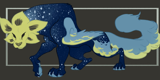 4_toes abstract_background ambiguous_gender blue_body blue_fur claws feet feral fur no_pupils pawpads paws solo tail toe_claws toes wings yellow_nose deermary mythology pannonia_filmstudio son_of_the_white_mare avian gryphon mythological_avian mythological_creature hi_res