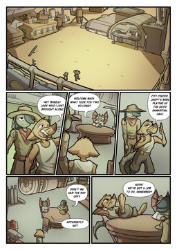 ambiguous_gender anthro border city city_background detailed_background dialogue group male rail railway_track speech_bubble text white_border tookiecookies agamid aquatic fish frilled_lizard humanoid hybrid lizard mammal murid murine rat reptile rodent scalie absurd_res comic english_text hi_res