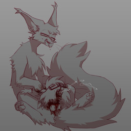 abuse accessory all_the_way_through ambiguous_gender ambiguous_penetrated animal_genitalia animal_penis balls blood blood_from_mouth blood_in_mouth blood_on_balls blood_on_face blood_on_penis blood_on_teeth blood_on_tongue bodily_fluids cheek_tuft chest_tuft circle_eyebrows corpse cum cumshot dead_eyes death decapitation detached_threading drooling ejaculation eyebrows eyewear eyewear_only facial_tuft fangs feather_in_hair feline_genitalia feline_penis feral feral_on_feral feral_penetrating fluffy fluffy_tail forced fur genital_fluids genitals glasses glasses_only gore gore_focus gradient_background hair hair_accessory half-closed_eyes head_tuft headless_play holding_partner's_head loose_feather male male/ambiguous male_penetrating male_penetrating_ambiguous motion_lines narrowed_eyes necrophilia nosebleed notched_ear nude open_mouth oral oral_penetration orgasm penetration penile penile_penetration penile_spines penis penis_in_mouth pushing pushing_down rape reverse_blowjob saliva severe_wound severed_body_part severed_head severed_oral sex simple_background sitting snuff spread_legs spreading sweat sweatdrop tail teeth threaded_by_penis tongue tongue_out tuft tufted_ears wearing_glasses whiskers sxckbug ceylon_(sirsploit) kestrel_(wastepaw) domestic_cat felid feline felis mammal 2025 digital_drawing_(artwork) digital_media_(artwork) greyscale hi_res monochrome shaded simple_shading