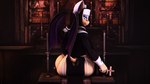 anthro breasts church clothing female garter_belt garter_straps looking_at_viewer nun nun_outfit panties solo underwear wide_hips saygoodbye-sfm sega sonic_the_hedgehog_(series) warfare_machine rouge_the_bat rouge_the_nun warfare_rouge bat mammal 16:9 3d_(artwork) 4k absurd_res digital_media_(artwork) hi_res widescreen