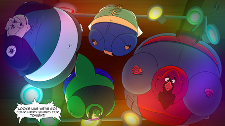 air_inflation ambiguous_gender anthro bloated ceiling detailed_background feet female group hindpaw inflation lights male orb paws puffed_cheeks speech_bubble talons teasing text toes toony_eyes travisexu carver_graham_(arboretum) dimitri_alexeyev_(arboretum) lee_calloway_(arboretum) lisbet_o'hara_(arboretum) avian bear bird cardinal_(bird) crocodile crocodilian felid lion mammal oscine pantherine passerine polar_bear reptile scalie ursine 16:9 2022 english_text watermark widescreen