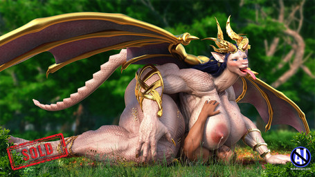adopt anthro auction breasts duo female largebreasts macro male male/female milk multi_breast muscular nude on_bottom on_top sex size_difference tail teats text thick_thighs udders noaidesigns mythology dragon human humanoid mammal mythological_creature mythological_scalie scalie 3d_(artwork) digital_media_(artwork) hi_res