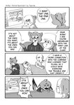 2020 4koma 5_fingers aniapt_(manga) anthro bear black_nose boba_bearstein bodily_fluids canid canine canis cheek_spots cheek_tuft chien clothed clothing comic count credit_count cute_fangs detailed_background dialogue digital_media_(artwork) directional_arrow domestic_dog english_text expression_avatar facial_tuft fingers fluffy fluffy_tail four_frame_image furniture game_screen greyscale group hair happy heart_nose heart_symbol holding_object hoodie inside male male/male mammal mephitid messy_hair monochrome multicolored_body name_drop name_in_dialogue number open_mouth open_smile pointy_speech_bubble raised_tail screen screentone simple_background sitting skunk smile sofa speech_bubble standing sweat sweatdrop table tail tantrum tapirclip text topwear tuft two_tone_body uwu yelling