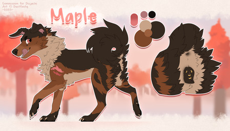 anal_only anatomically_correct anatomically_correct_feral anatomically_correct_genitalia anatomically_correct_vulva animal_genitalia animal_vulva anus brown_body brown_fur canine_genitalia canine_vulva chastity_device chastity_piercing close-up color_swatch curled_tail female feral floppy_ears fur genital_piercing genitals licking licking_lips licking_own_lips looking_at_viewer nude piercing pink_eyes quadruped ring_piercing sewn_pussy simple_background smile solo tail tan_body tan_fur text tongue tongue_out vulva vulva_piercing dustfinity maple_(disjachi) canid canine canis domestic_dog mammal 2025 absurd_res digital_media_(artwork) english_text hi_res model_sheet