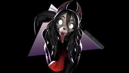 animal_genitalia animal_penis anthro bent_over big_breasts black_background black_body black_fur black_hair bone breasts canine_genitalia canine_penis erection eyebrows fangs fur genitals gynomorph hair hair_between_eyes intersex knot knotted_penis long_hair long_tongue looking_at_viewer nude_anthro nude_gynomorph nude_intersex penis red_penis sharp_teeth simple_background skull skull_head smile smiling_at_viewer solo tail teeth thick_penis tongue tongue_out triangle_(shape) vein veiny_penis white_eyes zelyonka bom39_(modeler) scp_foundation mal0 mal0_(bom39) scp-1471-a 16:9 3d_(artwork) 4k absurd_res digital_media_(artwork) hi_res source_filmmaker_(artwork) watermark widescreen