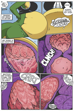after_vore anthro belly big_belly big_breasts big_butt big_tail bodily_fluids breasts butt clothed clothing death dialogue duo fatal_vore female female_pred genital_fluids green_body hair human_prey long_hair male male/female male_prey narration organs partially_clothed rumbling_stomach snuff solo stomach tail tall_female text topwear unwilling_prey vaginal_fluids vore x-ray_view shyguy9 mythology sophie_(shyguy9) dragon human mammal mythological_creature mythological_scalie scalie 2:3 comic english_text hi_res