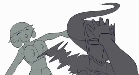 anthro big_breasts breast_slap breasts duo eyelashes female front_view hair navel nipples open_mouth short_hair simple_background slap white_background michi_plaga jujutsu_kaisen naoya_hair_flip nintendo pokemon arceus gardevoir generation_3_pokemon generation_4_pokemon humanoid legendary_pokemon pokemon_(species) animated meme no_sound short_playtime video