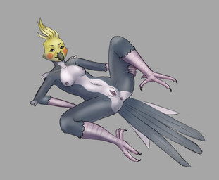 anthro anus asian avian_feet beak beak_closed belly bodily_fluids breasts butt character_mitsuki feathers female from_front_position genital_fluids genitals lying missionary_position mouth_closed nails navel nipples non-mammal_breasts non-mammal_navel non-mammal_nipples non-mammal_vulva on_back plantigrade sex small_breasts smile solo tail tail_feathers vaginal_fluids vulva wide_hips kotani lilleya_(character) mitsuki avian bird cockatiel cockatoo parrot hi_res