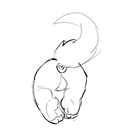anal anal_penetration anthro buttplug buttplug_in_ass buttplug_insertion male object_in_ass paws penetration plug_(sex_toy) plug_insertion sex_toy sex_toy_in_ass sex_toy_insertion solo freakpaws ambiguous_species monochrome