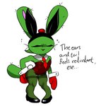 anthro boxing_gloves bunny_costume cactus clothed clothing costume fake_ears fake_rabbit_ears female green_body handwear plant simple_background solo text unknown_artist sega sonic_robo_blast_2 sonic_the_hedgehog_(series) cacee_the_cactus fan_character elemental_creature elemental_humanoid flora_fauna humanoid plant_humanoid hi_res