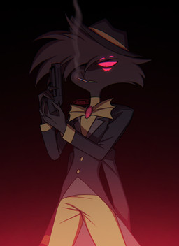 cigarette cigarette_in_mouth cigarette_smoke clothed clothing gun hat headgear headwear holding_gun holding_object holding_ranged_weapon holding_weapon male multi_eye object_in_mouth ranged_weapon smoke smoking smoking_cigarette solo weapon enaic31 hazbin_hotel hellaverse arackniss_(hazbin_hotel) arachnid arthropod demon humanoid spider absurd_res hi_res