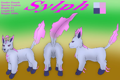 colored_sclera female feral fur pink_eyes purple_body purple_fur quadruped solo text valus_shadewalker nintendo pokemon fan_character sylph_(valus) canid canine eeveelution generation_4_pokemon leafeon mammal pokemon_(species) 3:2 absurd_res character_name english_text hi_res model_sheet