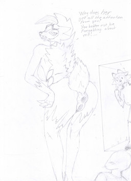 anal_prolapse anal_wink anthro anus blush breasts claws fangs female finger_claws gaping gaping_anus genitals group looking_at_another looking_back looking_down looking_up looking_up_at_partner male male/female nipples pose prolapse raised_tail spread_anus spread_vulva spreading tail teeth text toe_claws trio vulva semiexperimental_(artist) nintendo pokemon canid canine canis generation_7_pokemon human lycanroc mammal midday_lycanroc midnight_lycanroc pokemon_(species) wolf absurd_res english_text hi_res