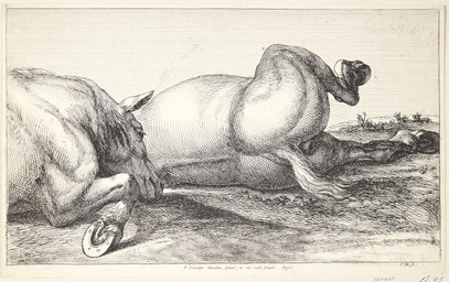 anus corpse death duo equine_anus feral fur head_on_ground horseshoe lying male on_front on_ground on_side outside plant puffy_anus spread_legs spreading tail jan_van_huchtenburg public_domain equid equine horse mammal absurd_res hi_res