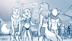 2020 7:4 aloha_shirt anthro arctic_wolf basitin bikini canid canine canis casual_nudity chest_wraps clothed clothing conditional_dnp crystal dessert dialogue digitigrade domestic_cat english_text felid feline felis female female_snow_basitin flora_(twokinds) food fur group hi_res holding_object human ice_cream infatuation jewelry keith_keiser lady_nora_(twokinds) male male/female mammal mana_crystal midriff monochrome natani navel necklace nude pantherine pattern_clothing pattern_shirt pattern_topwear reptile scalie shirt sketch skimpy smile snake stare striped_body striped_fur stripes swimwear tail tail_coil text tiger tom_fischbach topless topwear trace_legacy twokinds umbrella wolf wolfie_(twokinds) wraps