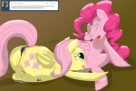2012 anal anal_insertion anal_penetration blue_eyes cunnilingus cutie_mark duo english_text equine female feral fluttershy_(mlp) friendship_is_magic fur green_eyes hair horse insertion kitsuneymg lesbian mammal my_little_pony oral oral_sex pegasus penetration pink_fur pink_hair pinkie_pie_(mlp) pony pussy pussy_floss pussy_juice sex sex_toy text tumblr vaginal vibrator wings yellow_fur
Rating: Explicit
Score: -2
User: Falord
Date: August 10, 2013