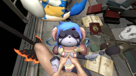 5_toes anthro anthro_penetrated axe being_held big_ears blue_hair blush bodily_fluids bone book breasts clothed clothed_sex clothing concrete cum cum_in_vagina cum_inside cum_string detailed_background ear_piercing ear_ring feet female female_anthro female_on_human female_penetrated first_person_view fleshlight_position from_front_position genital_fluids genitals green_eyes grey_body group hair heart_symbol holding_breast horn human_on_anthro human_penetrating human_penetrating_anthro human_penetrating_female human_pov humanoid_feet humanoid_genitalia humanoid_penis inside interspecies larger_human larger_male long_sleeves long_tail looking_away looking_pleasured male male/female male_human male_on_anthro male_penetrating male_penetrating_anthro male_penetrating_female male_pov melee_weapon mouth_closed open_mouth partially_clothed pawpads penetrating_pov penetration penile penile_penetration penis penis_in_vagina piercing pile_of_books plantigrade potion potion_bottle raised_leg ring_piercing sex shovel size_difference skull skull_head small_breasts smaller_anthro smaller_female smaller_penetrated sword tail tail_motion tailwag toes tools trio vaginal vaginal_fluids vaginal_penetration weapon white_body mii2sii atlyss disney gravity_falls team_fortress_2 valve angela_flux vivian_(atlyss) human lagomorph leporid mammal poon_(atlyss) rabbit 16:9 3d_(artwork) 3d_animation animated digital_media_(artwork) loop no_sound short_playtime source_filmmaker_(artwork) video widescreen
