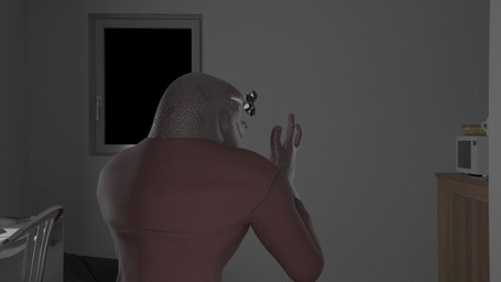 3_claws 3_fingers 4_fingers ambiguous_gender apartment arm_markings bed belly black_markings bottomless chest_markings claw_fingers claws clothed clothing detailed_background falling fingers furniture grabbing_object hand_on_leg hand_on_own_leg hand_on_own_thigh hand_on_thigh hat hat_only head_markings headgear headgear_only headwear headwear_only holding_object inside looking_around looking_at_object looking_at_viewer looking_away magic_wand markings metal_claws mostly_nude multicolored_body nude nude_anthro on_bed open_mouth open_smile outside plant poster red_arms red_body red_clothing red_eyes red_legs red_shirt red_topwear shirt shirt_only simple_background sitting sitting_on_bed smear_frame smile solo spinning_object standing teeth text throwing_object tiny_hat top_hat top_hat_only topwear topwear_only tree two_tone_body virtual_reality vr_headset white_belly yellow_background yellow_eyes thymine bandai_namco blender_(copyright) digimon amphibian digimon_(species) guilmon newt salamander 16:9 3d_(artwork) 3d_animation animated blender_(artwork) digital_media_(artwork) english_text hi_res high_framerate multiple_scenes short_playtime sound widescreen