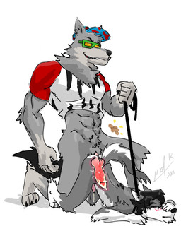 abs anal anal_knotting anal_penetration anthro bodily_fluids clothed clothing cum cum_drip cum_inside dripping duo genital_fluids genitals internal knot knotting leash leash_pull male male/male mascot penetration penis raised_clothing raised_shirt raised_topwear sex shirt size_difference topwear translucent translucent_body lief_kishibe old_spice wolfthorn_(old_spice) canid canine canis mammal wolf hi_res