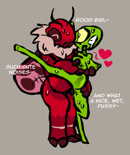 ambiguous_gender anthro bodily_fluids breast_play breasts clitoral clitoral_rubbing clitoris duo female genitals male male/female penetration praise reach_around sex simple_background sweat vaginal vaginal_penetration x-ray_view hhbrother manny_(hhbrother) arthropod insect lepidopteran mantis moth hi_res sketch