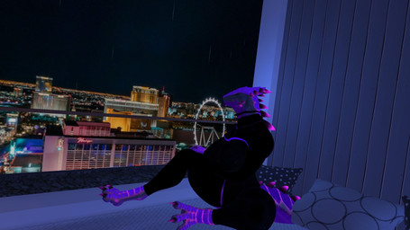 city cityscape female lillian_omnishire night sitting solo rip_sixty mythology dragon mythological_creature mythological_scalie scalie 16:9 hi_res widescreen