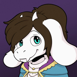 abstract_background brown_hair fangs floppy_ears fur hair horn looking_at_viewer ponytail purple_background simple_background smile smiling_at_viewer solo teal_eyes teeth white_body white_fur trevor-fox fire_emblem fire_emblem_awakening fire_emblem_heroes nintendo legacy_(linkthehero5555) robin_(fire_emblem) bovid caprine goat mammal monster 1:1 animated animated_gif short_playtime