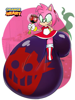 anthro big_diaper clothed clothing diaper excessive_feces feces female huge_diaper hyper hyper_diaper hyper_feces hyper_soiling hypnosis intelligence_loss mind_control rattle soiled_diaper soiling solo stink_fumes stink_lines unclean_diaper used_diaper wearing_diaper doodle_pamp_danny eggman_logo sega sonic_the_hedgehog_(series) amy_rose eulipotyphlan hedgehog mammal 3:4 hi_res