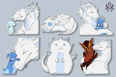 2_horns 5_fingers ambiguous_gender anthro biped blue_background blue_body blue_countershading blue_eyes blue_fur blue_scales brown_body brown_fur chibi claws closed_smile collar countershade_ears countershade_fur countershade_neck countershade_torso countershading cuddling digitigrade duo ear_frill empty_eyes eyes_closed feathered_wings feathers female feral finger_claws fingers fluffy frill_(anatomy) front_view frown fur horn hug inner_ear_fluff licking licking_another logo looking_at_viewer lying male membrane_(anatomy) membranous_wings monotone_body monotone_fur mouth_closed multicolored_body multicolored_fur nude on_front paws pink_tongue pointy_ears poof quadruped reverse_countershading ridged_horn scales side_view simple_background sitting size_difference smile snout solo straight_horn tail tapering_tail telegram_sticker toe_claws tongue tongue_out tuft two_tone_body two_tone_fur ventral_scales walking wavy_horn white_body white_fur white_horn wings jadedragoness european_mythology mythology alli hida ista_(avelos) canid canine canis dragon furred_dragon furred_scalie mammal mythological_creature mythological_scalie scalie western_dragon wolf 2018 artist_logo character_request digital_drawing_(artwork) digital_media_(artwork) digital_painting_(artwork) flat_colors multiple_images painting_(artwork)