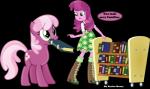 book duo female feral simple_background text transparent_background vector-brony friendship_is_magic hasbro my_little_pony cheerilee_(mlp) earth_pony equid equine horse human mammal pony 2015 absurd_res alpha_channel english_text hi_res