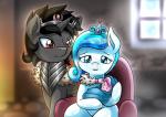 baby equid equine fan_character female feral friendship_is_magic group hasbro horse king king_sombra_(mlp) male mammal my_little_pony pony queen royalty vavacung young