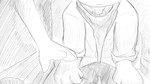 anthro bottomwear clothing duo female frown grabbing_both_legs kerchief leaning leaning_forward male neckerchief pants reaching_out shirt sitting theater topwear dragonweirdo animal_crossing nintendo ankha_(animal_crossing) marshal_(animal_crossing) felid feline mammal rodent sciurid tree_squirrel 16:9 hi_res monochrome widescreen