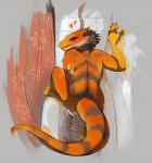 anthro bath bathing blush countershading embarrassed eyelashes female heart_symbol looking_at_viewer looking_back masturbation penetration shower shower_curtain shower_head solo tail thick_tail water water_jacking wet hoot_(artist) allison_(slither) agamid bearded_dragon lizard reptile scalie digital_media_(artwork) letterbox