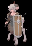 anthro big_breasts bovid_horn breasts caprine_horn female hair horn ram_horn solo white_hair yellow_eyes fluffymommabear lexy_the_sheep_taur bovid bovid_taur caprine caprine_taur mammal mammal_taur sheep sheep_taur taur absurd_res alpha_channel hi_res