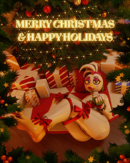 anthro bdsm bondage bound female hands_tied holidays legs_tied machine solo wrapped heretic3d christmas five_nights_at_freddy's five_nights_at_freddy's:_security_breach scottgames steel_wool_studios glamrock_chica android animatronic humanoid robot robot_anthro robot_humanoid 4:5 hi_res