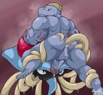 2014 5_toes ambiguous_gender anal anal_penetration anthro backsack balls barefoot beak biceps big_muscles big_penis blue_body blue_penis butt cephalopod cum cum_in_ass cum_inside cum_on_face erection holding humanoid_penis looking_back looking_down machoke maldu male muscles nintendo nude open_mouth orgasm penetration penis plain_background plantigrade pokémon red_eyes sex sweat tentacle_sex tentacles tentacruel toes vein video_games
Rating: Explicit
Score: 4
User: BlackBoltEX
Date: March 08, 2014