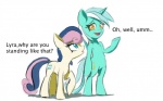 amber_eyes blue_eyes bonbon_(mlp) cutie_mark dialog duo english_text equine female feral friendship_is_magic grin hair horn horse lyra_heartstrings_(mlp) mammal my_little_pony open_mouth pony pose raikoh-illust smile standing text tongue two_tone_hair unicorn yellow_eyes
Rating: Safe
Score: 6
User: Deatron
Date: June 25, 2013