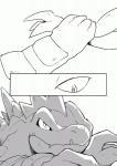 ambiguous_gender black_and_white comic crocodilian feral feraligatr generation_2_pokemon generation_3_pokemon japanese_text monochrome nintendo pokemon pokemon_(species) pokemon_mystery_dungeon reptile scalie sceptile simple_background spike_chunsoft taki_(artist) text translation_request white_background