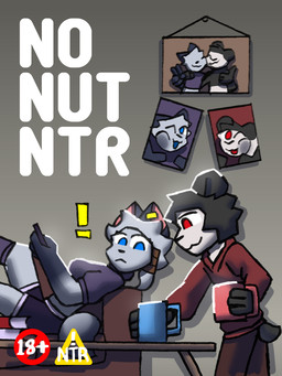 anthro duo female infidelity male male/female picture_frame connorsconnor no_nut_november andy_(connorsconnor) conley hybrid mammal 3:4 colored comic cover cover_art cover_page hi_res meme shaded