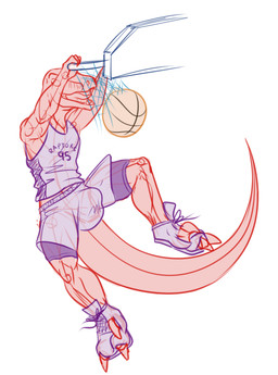 anthro balls basketball basketball_hoop basketball_uniform big_balls big_bulge big_penis big_tail bottomwear bulge clothed clothing detailed_bulge dunking footwear genitals huge_bulge male mascot open-toed_sneakers paws penis revealing_outfit score seductive shoes shorts skimpy sneakers solo sportswear spread_legs spreading tail teasing thick_tail tight_bottomwear tight_bulges tight_clothing tight_shorts tight_underwear topwear underwear uniform vest conditional_dnp samagthrav2 toronto_raptors toronto_raptor dinosaur dromaeosaurid prehistoric_species reptile saurischian scalie theropod velociraptor absurd_res hi_res