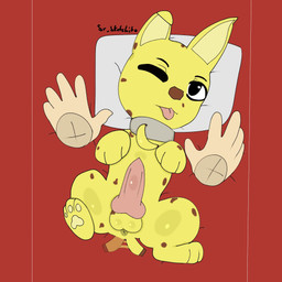 animal_genitalia animal_penis anus banana bed blep canine_genitalia canine_penis collar feral food fruit furniture genitals imminent_anal imminent_sex knot knotted_penis lying male on_back on_bed one_eye_closed pawpads penis plant tail tail_motion tailwag tongue tongue_out yellow_body adorbinite sr_sketchito epic_games peels_(fortnite) canid canine elemental_creature flora_fauna food_creature living_fruit mammal 1:1 hi_res tagme