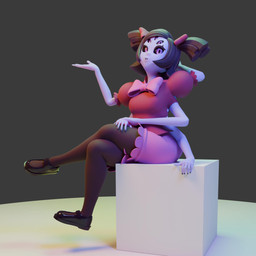 anthro bottomwear clothing female frilly frilly_bottomwear frilly_clothing pantaloons purple_body purple_eyes purple_skin solo highwaychile octostash_(modeler) undertale undertale_(series) muffet animal_humanoid arachnid arachnid_humanoid arthropod arthropod_humanoid humanoid spider_humanoid 1:1 3d_(artwork) digital_media_(artwork) hi_res