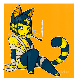 animal_crossing ankha anthro bandage blonde_hair breasts cat clothed clothing egyptian feline female fur hair lexivineart mammal nintendo pipe skimpy solo video_games whiskers wrapped yellow_fur
Rating: Questionable
Score: 12
User: IguanasAreCool
Date: January 11, 2015 animal_crossing ankha anthro bandage blonde_hair breasts cat clothed clothing egyptian feline female fur hair lexivineart mammal nintendo pipe skimpy solo video_games whiskers wrapped yellow_fur
Rating: Questionable
Score: 12
User: IguanasAreCool
Date: January 11, 2015
