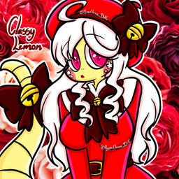 accessory anthro bow_ribbon breasts clothing dress female furgonomics hair hat headgear headwear pink_eyes ribbons solo star tail tail_accessory tail_bow tail_ribbon white_hair yellow_body lewdchuu nintendo pokemon lemon_(lewdchuu) arbok generation_1_pokemon pokemon_(species) shiny_pokemon 1:1 hi_res