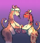 angry anthro big_breasts big_butt blush blush_lines bodily_fluids breasts butt duo female female/female fur hair heart_reaction holidays huge_breasts looking_at_another mature_anthro mature_female nipples nude open_mouth saliva saliva_on_face saliva_on_tongue saliva_string seductive simple_background size_difference smile tail thick_thighs tongue tongue_out jirafona mother's_day giraffe giraffid mammal absurd_res digital_media_(artwork) hi_res daughter_(lore) incest_(lore) mother_(lore) mother_and_child_(lore) mother_and_daughter_(lore) parent_(lore) parent_and_child_(lore) parent_and_daughter_(lore)